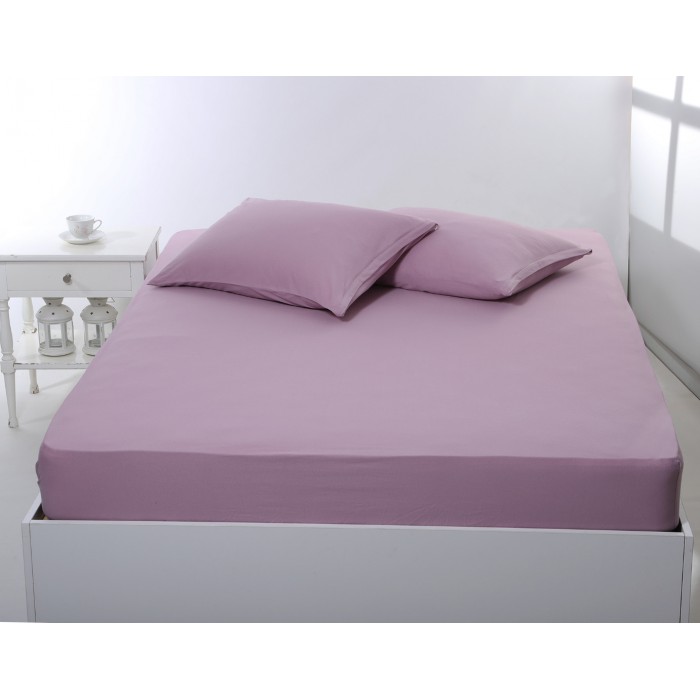 Σεντόνι με λάστιχο jersey (160cm x 200cm + 35cm) syklamen