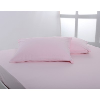 Ζευγάρι μαξιλαροθήκες jersey (50cm x 70cm) pink