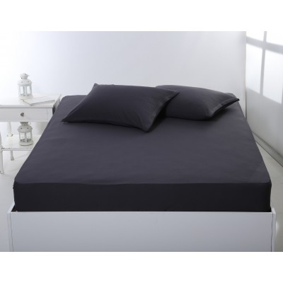Σεντόνι με λάστιχο jersey (160cm x 200cm + 35cm) dark grey