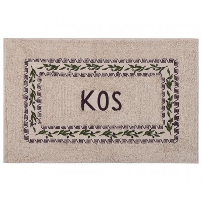 Πατάκι ελιά Κώς (50cm x 80cm) καφέ