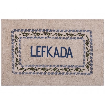 Πατάκι ελιά Λευκάδα (50cm x 80cm) μπλέ