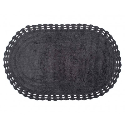ΠΑΤΑΚΙ OVAL (60CM X 100CM) ΣΚΟΥΡΟ ΓΚΡΙ