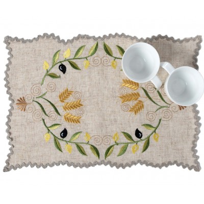 Ντουζίνες (12 τεμάχια) σουπλά 8014 (30cm x 45cm) κίτρινο