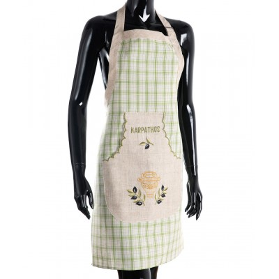 Ολόσωμη ποδιά 1312 (80cm x 55cm) πράσινο KARPATHOS