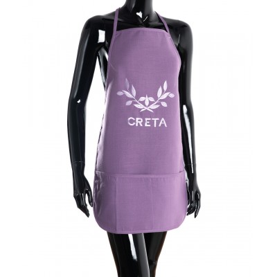 Ολόσωμη ποδιά BG23a (50cm x 70cm) μώβ CRETA