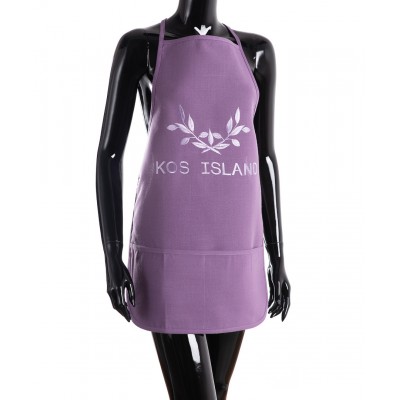 Ολόσωμη ποδιά BG23a (50cm x 70cm) μώβ KOS