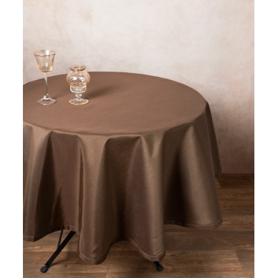Σατέν ροτόντα 2015 (150cm) καφέ