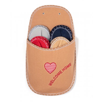 Παντόφλες για επισκέπτες (50cm x 30cm) μπέζ