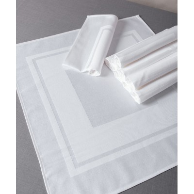 Πετσέτες φαγητού (10 τεμάχια) 423 (45cm X 45cm) λευκές