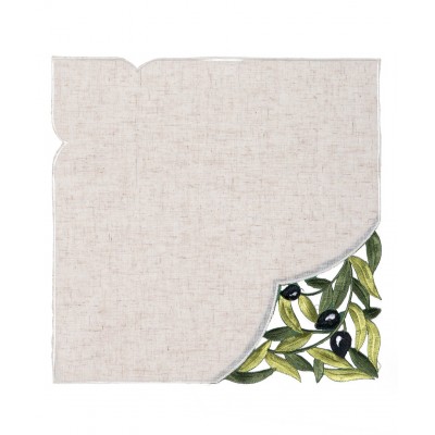 Πετσέτα φαγητού 2353 (45cm x 45cm) μαύρη ελιά 