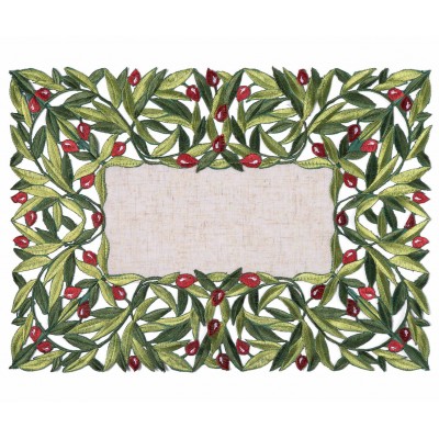 Σουπλά 2353 (35cm x 50cm) κόκκινη ελιά