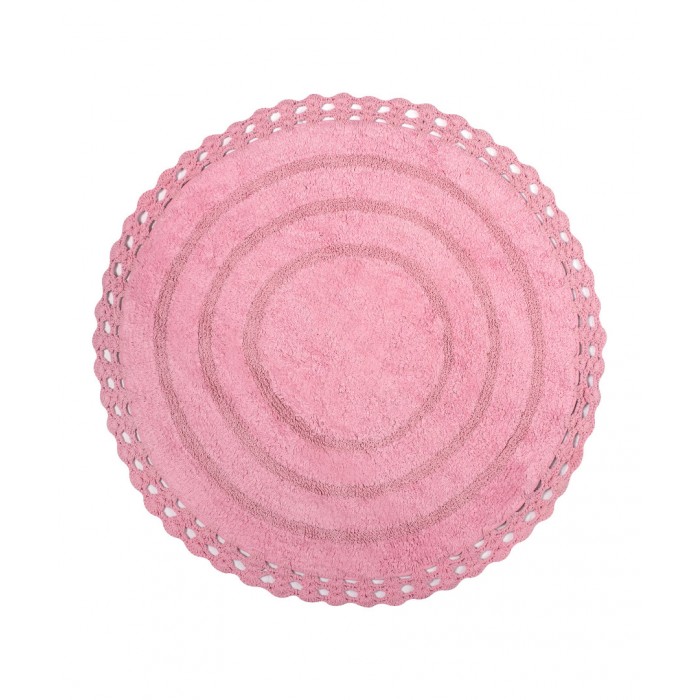 Πατάκι στρογγυλό ( 70cm ) ρόζ