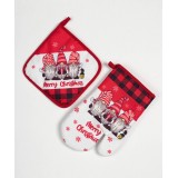 Χριστουγεννιάτικο σετ γάντι με πιάστρα (19cm x 19cm / 19cm x 29cm) 8