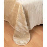 Βελουτέ κουβέρτες (220cm x 240cm) μπεζ