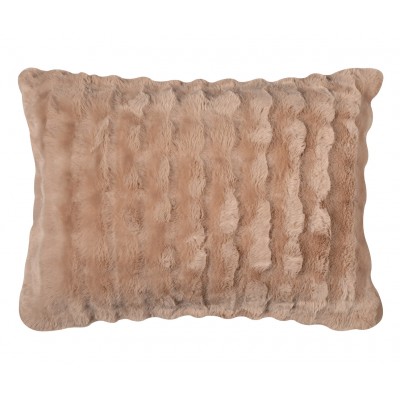 Μαξιλαροθήκη burble (50cm x 70cm) ανοιχτό καφέ 