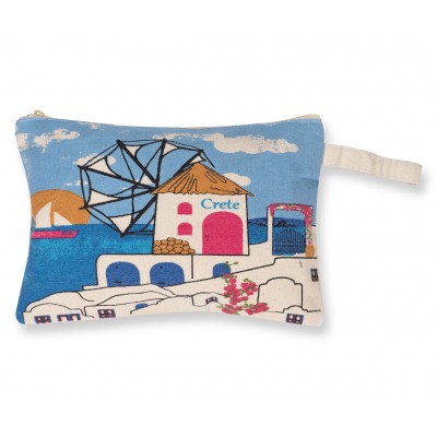 Πορτοφόλι καραβόπανο (20cm x 13cm) canvas 27 creta