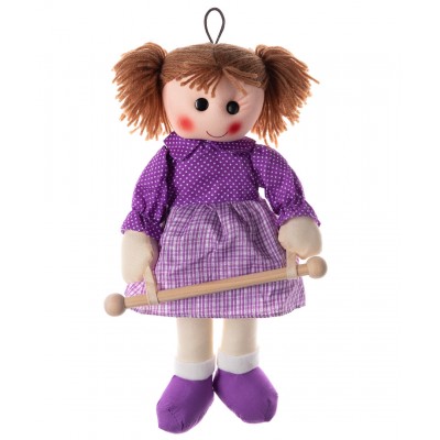 Κούκλα Bambola κρεμαστράκι (35cm x 15cm) Μώβ