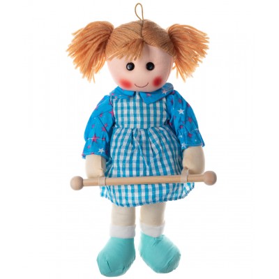 Κούκλα Bambola κρεμαστράκι (35cm x 15cm) σιέλ