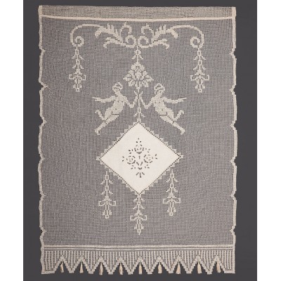 κουρτίνα BG11 TOSCAN (160cm x 160cm) ecru με τούνελ