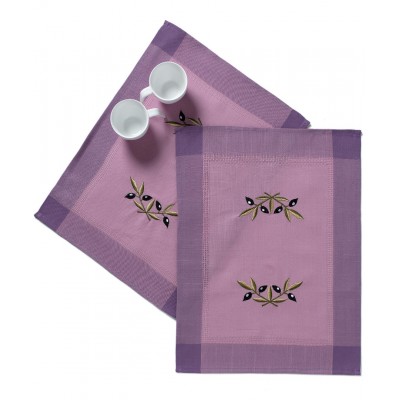 Ντουζίνες (12 τεμάχια) σουπλά bg23a (35cm x 50cm) μώβ