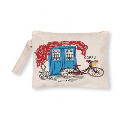 Πορτοφόλι καραβόπανο (30cm x 20cm) canvas 2 CORFU