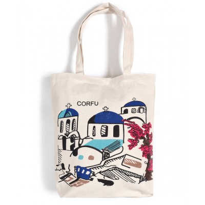 Τσάντα καραβόπανο (40cm x 40cm x 10cm) canvas 3 CORFU
