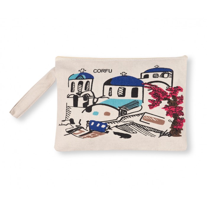 Πορτοφόλι καραβόπανο (30cm x 20cm) canvas 3 CORFU