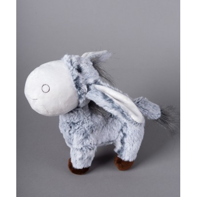 Λούτρινο γαιδουράκι (20cm x 10cm) γκρί