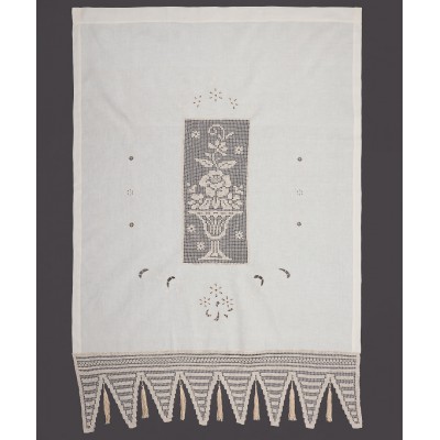 κουρτίνα GXFBG (160cm x 160cm) ecru με τούνελ