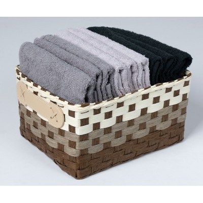 Σετ λαβέτες 9 τεμάχια (30cm x 30cm) γκρί