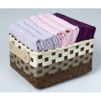 Σετ λαβέτες 9 τεμάχια (30cm x 30cm) μώβ