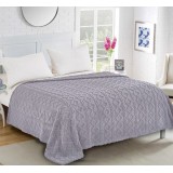 Fleece knitted (160cm x 220cm) ανοιχτό γκρί Fleece knitted (160cm x 220cm) ανοιχτό γκρί