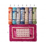 ΠΑΤΑΚΙΑ λουλούδι (50cm x 80cm)  ρόζ