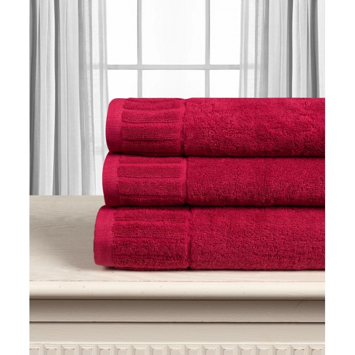 Βαμβακερή πετσέτα ΜΕΛΩΔΙΑ 600gsm (40cm x 60cm) crimson