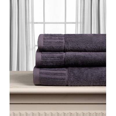 Βαμβακερή πετσέτα ΜΕΛΩΔΙΑ 600gsm (75cm x 150cm) grey