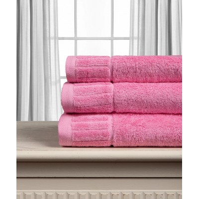 Βαμβακερή πετσέτα ΜΕΛΩΔΙΑ 600gsm (40cm x 60cm) pink