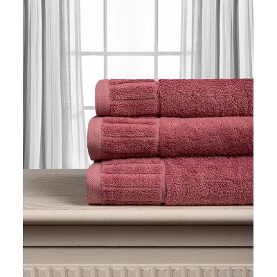 Βαμβακερή πετσέτα ΜΕΛΩΔΙΑ 600gsm (50cm x 100cm) teracotta