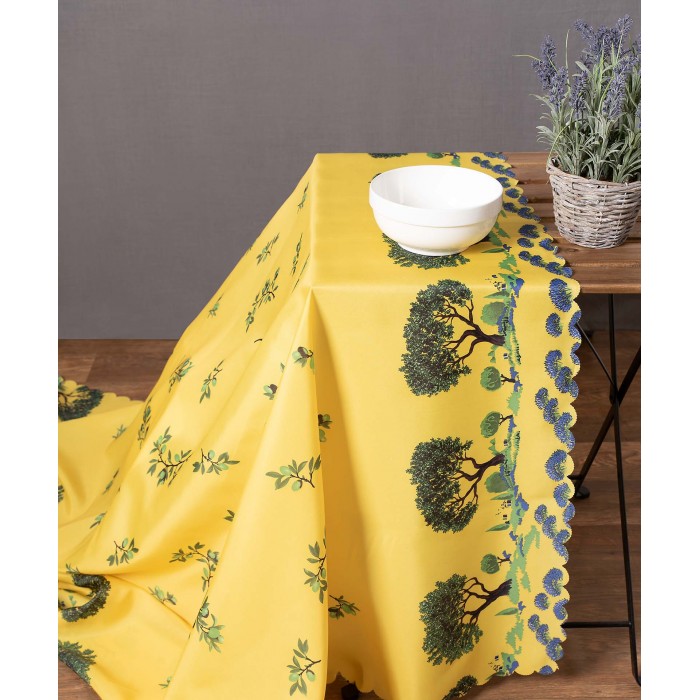 τραπεζομάντηλα (140cm x 180cm) mod2 κίτρινο