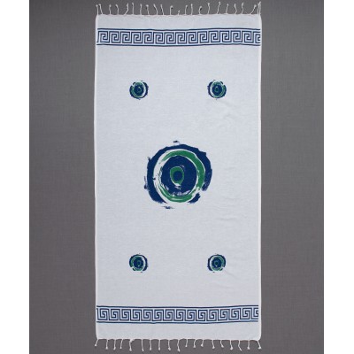 Pestemal nkp701 (90cm x 180cm) λευκό