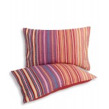 Μαξιλαροθήκη patch (50cm x 72cm) ριγέ πορτοκαλί τεμάχιο