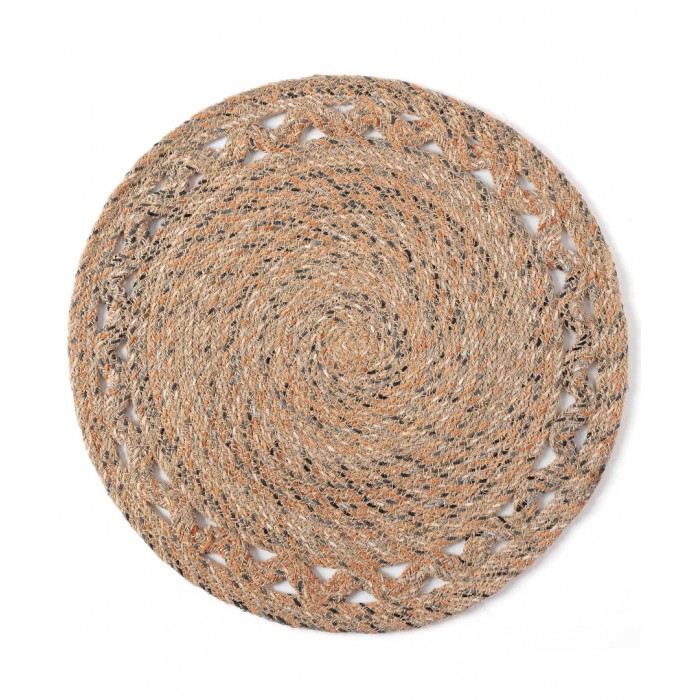 Σουπλά γιούτα 2060 (38cm) black/rust