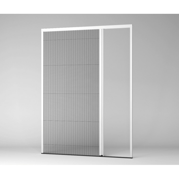 Σήτα οριζόντιας κίνησης Plisse Starla 26mm σε Λευκό χρώμα