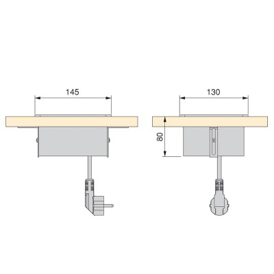 Atom 14 πολλαπλών συνδέσεων Emuca 5029714 Μαύρο