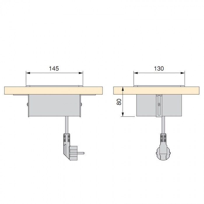 Atom 14 πολλαπλών συνδέσεων Emuca 5029714 Μαύρο