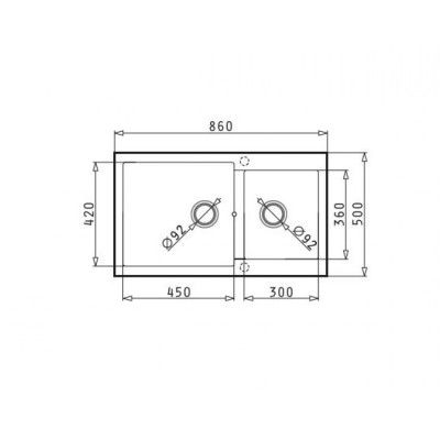 ΝΕΡΟΧΥΤΕΣ Pyramis PYRAGRANITE ALAZIA  Industrial Grey (86X50) 1 3/4B - 070106711