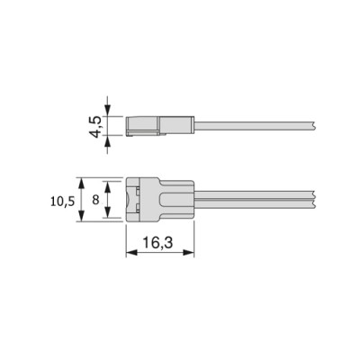 Ακροδέκτης σύνδεσης ταινίας Led Emuca 7015417