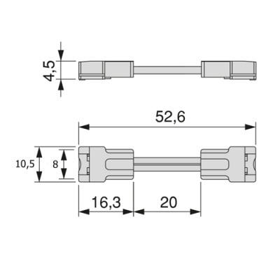 Εύκαμπτος σύνδεσμος ταινιών Led Emuca 5203220