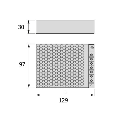Μετασχηματιστής 12V DC Emuca 5203320 Υψηλής Ισχύος για ταινία Led