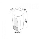 Διανομέας σαπουνιού Geesa Standard Hotelia 1217-110 Inox