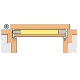 Αεροφράκτης χωνευτός Athmer Doppeldicht 12/35 83.3cm